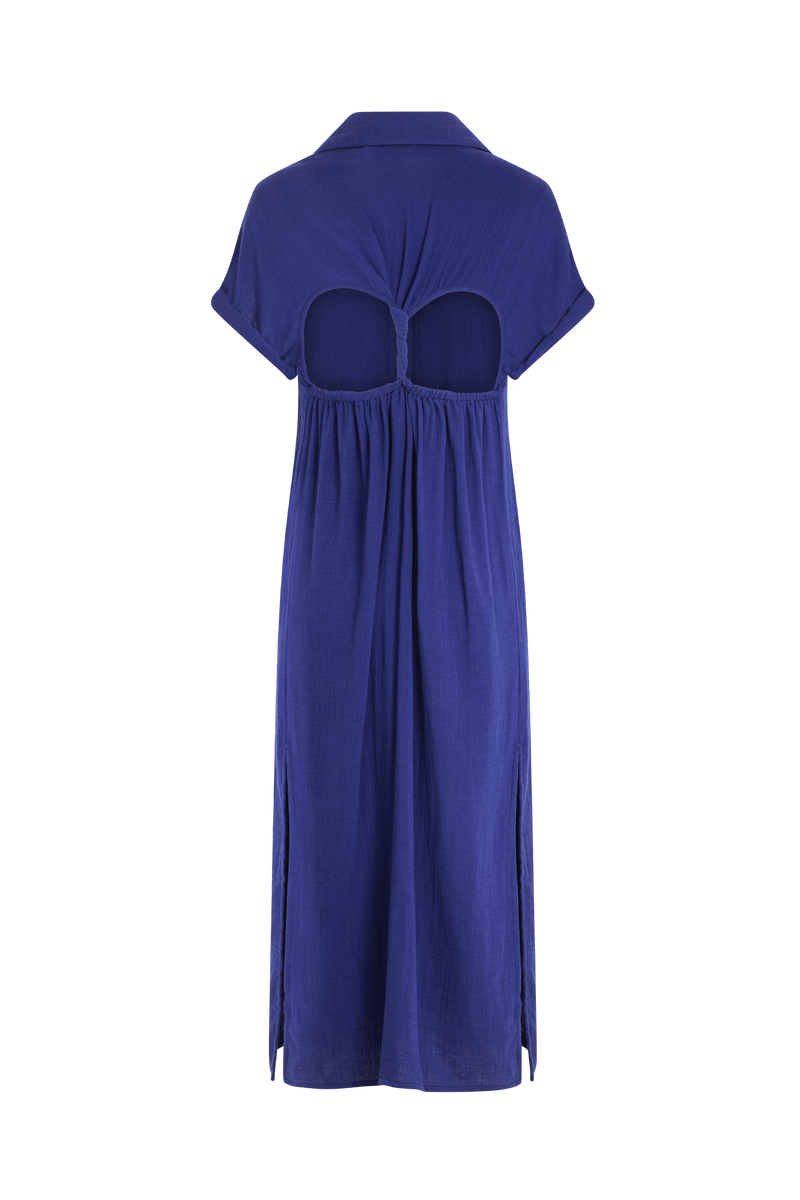 MALIA DRESS - PURPLE BLUE