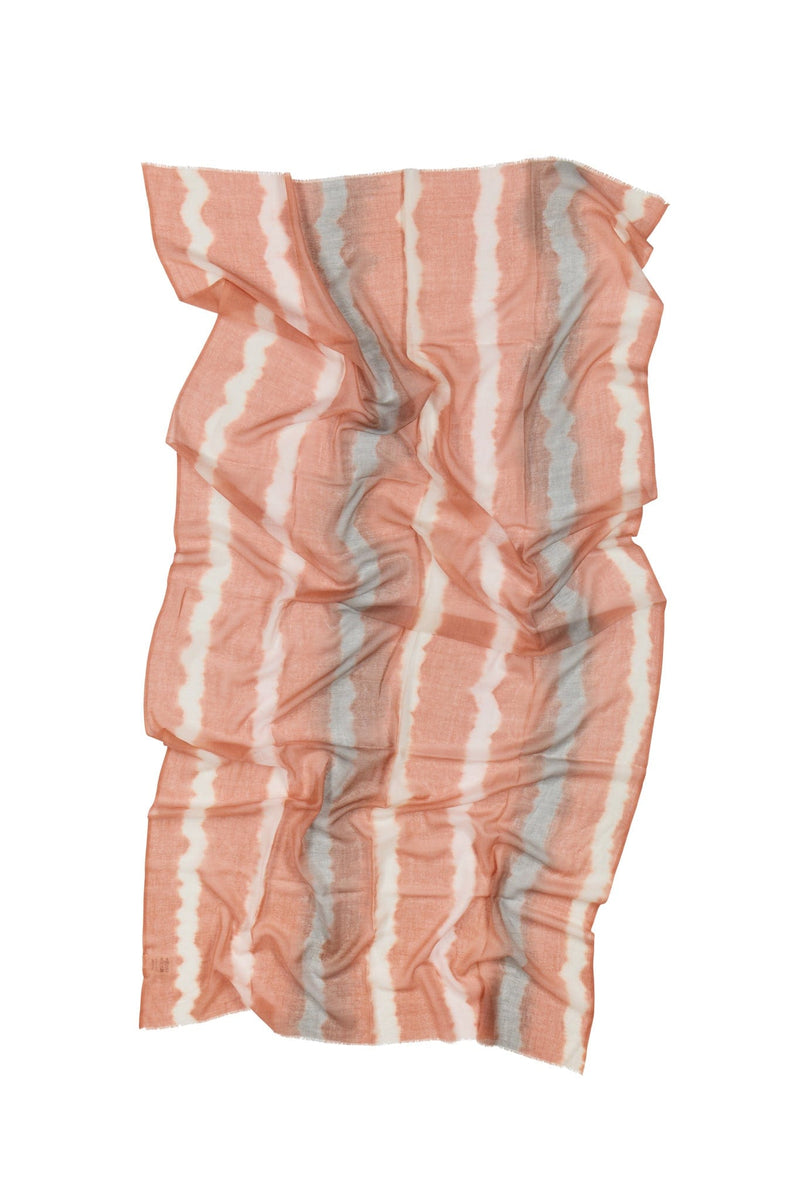 ETOLE TIE AND DYE ETAMINE DE LAINE - BLUSH