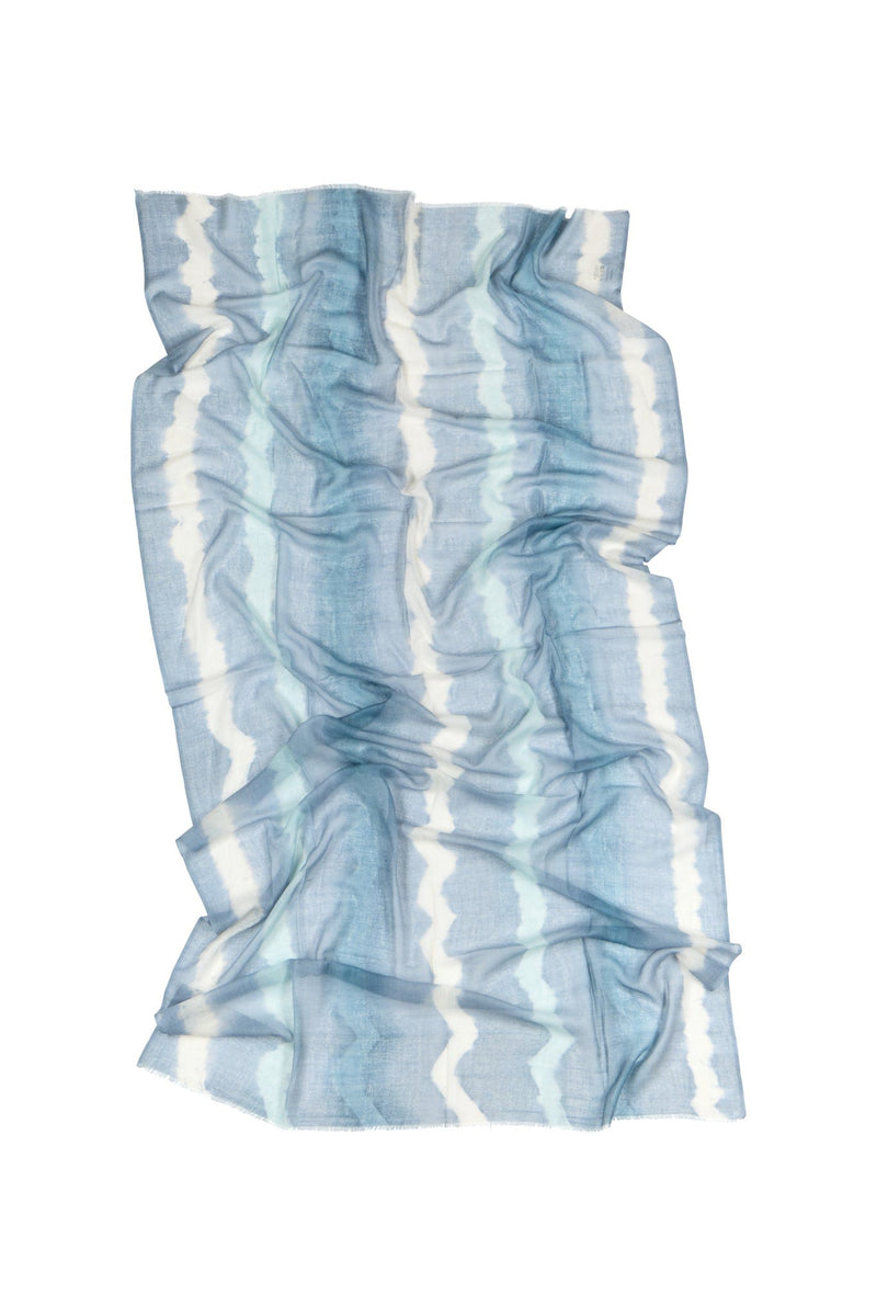 ETOLE TIE AND DYE ETAMINE DE LAINE - NUAGE