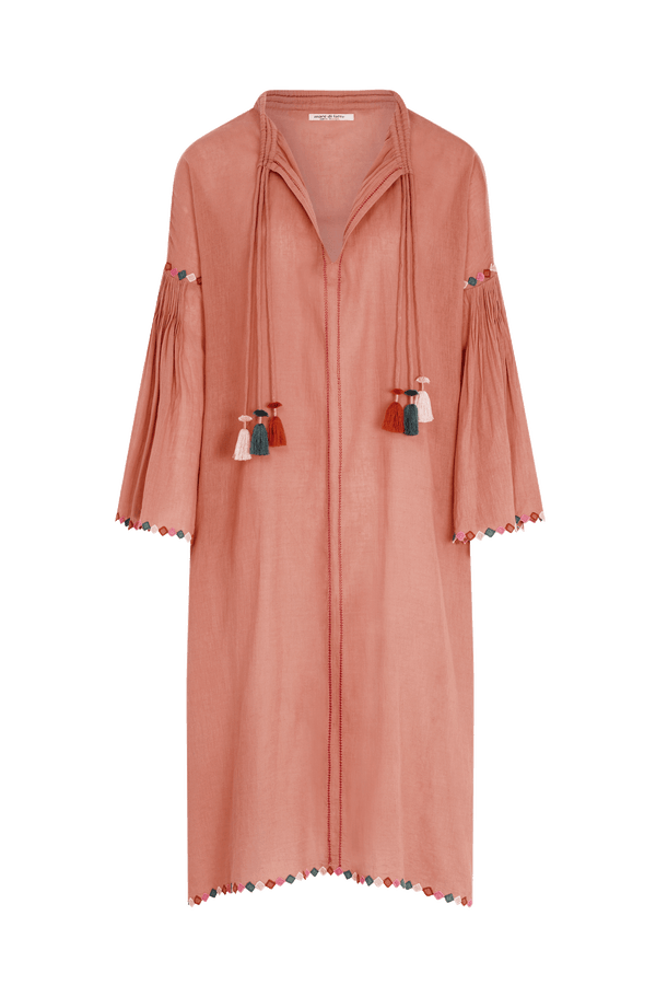 ROBE RIKA BRODEE - BLUSH COMBO