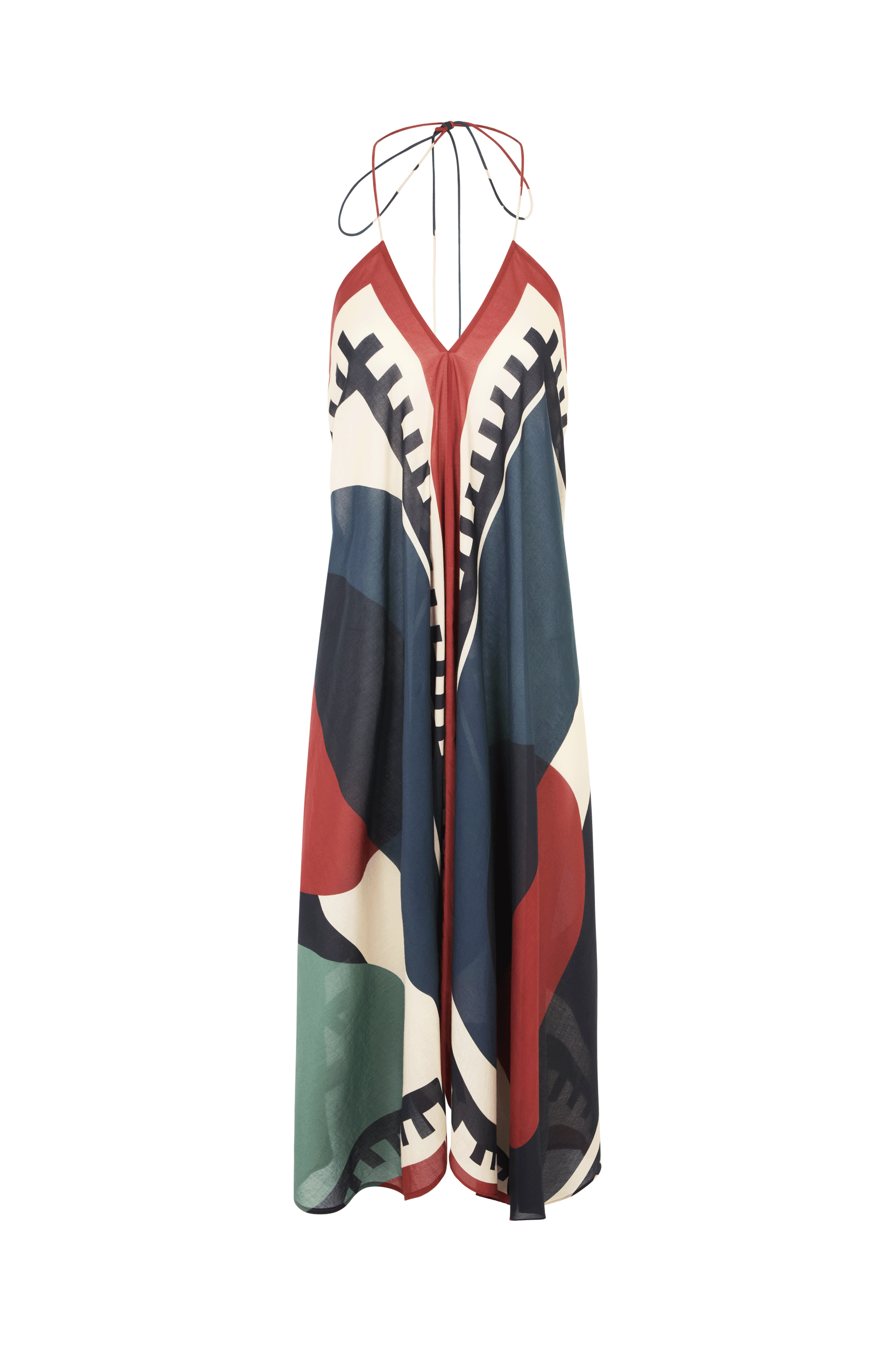 IVINA DRESS GRAPHICO PRINT - BLACK