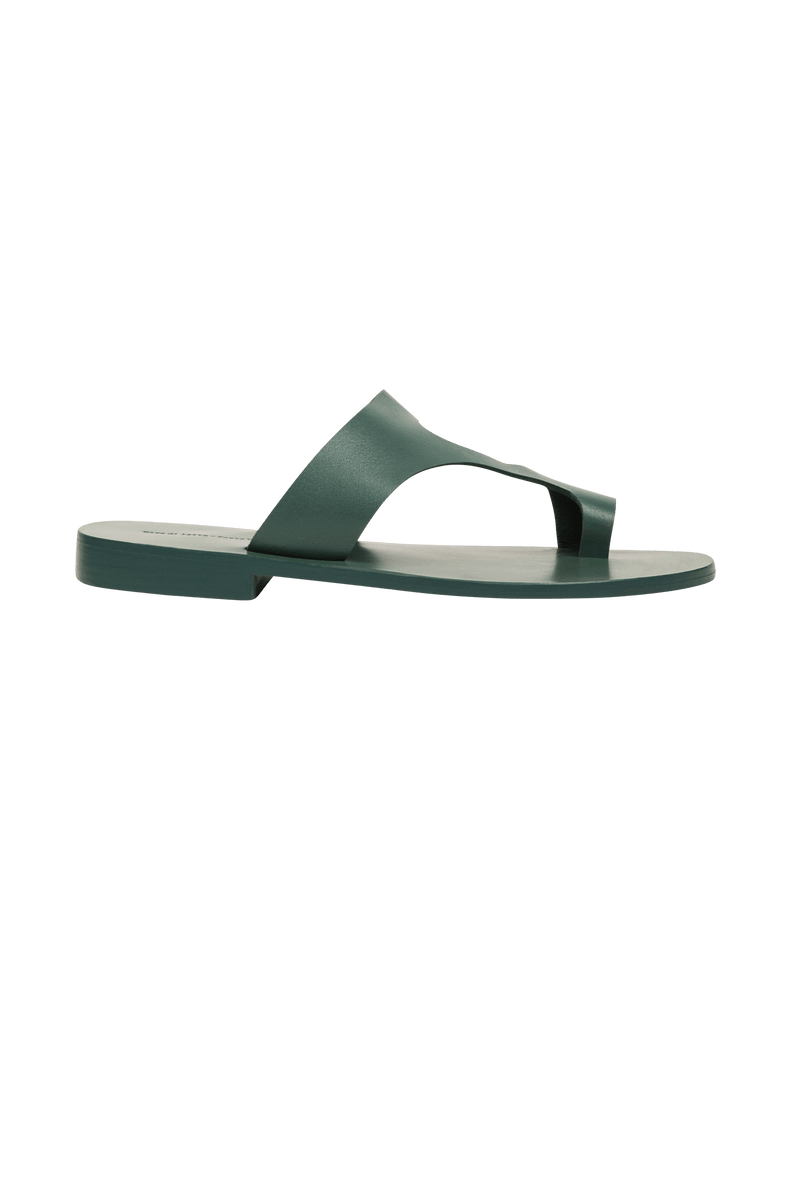 ITAK LEATHER SANDALS - ASPEN GREEN