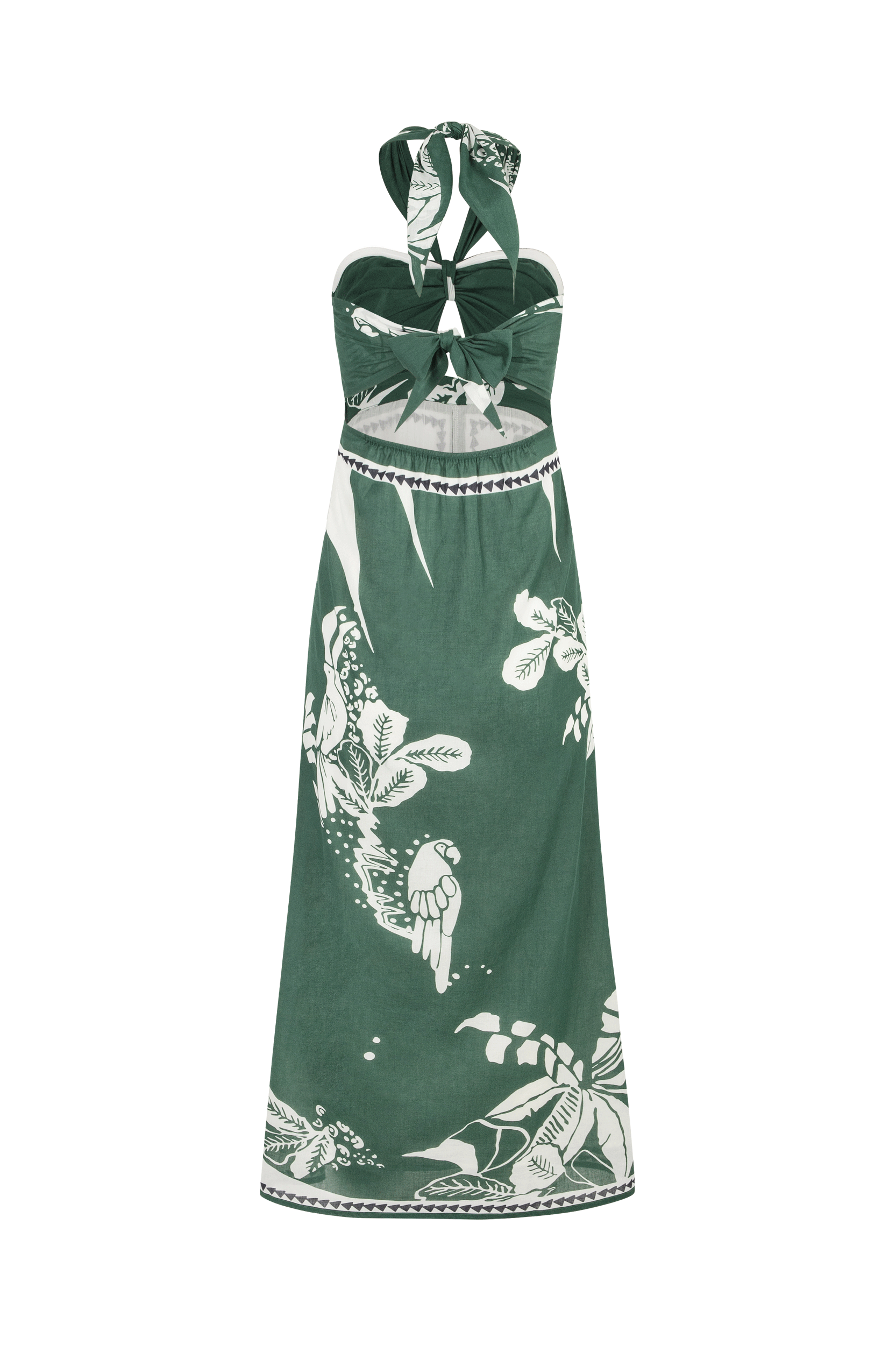 CLEMENCE DRESS PALLADIO PRINT - ASPEN GREEN