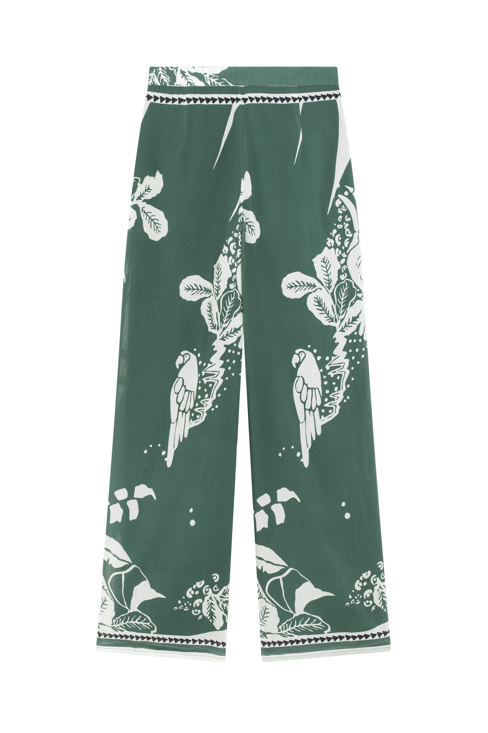 ERIKA PANT PALLADIO PRINT - ASPEN GREEN