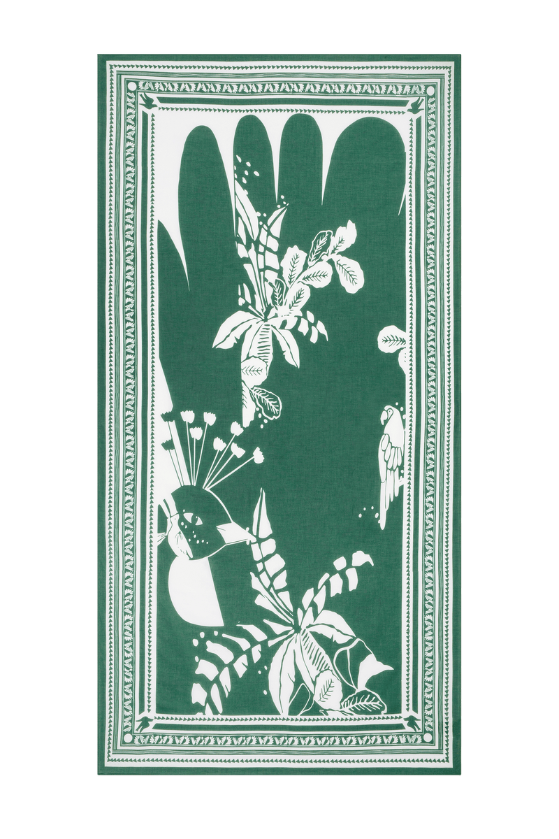 STOLE  PALLADIO PRINT - ASPEN GREEN