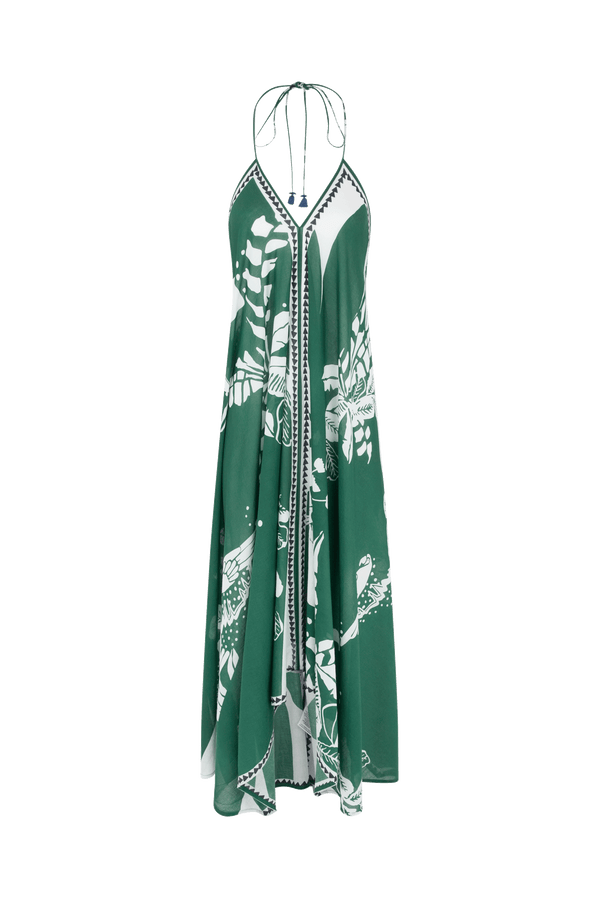 IVINA DRESS PALLADIO PRINT - ASPEN GREEN