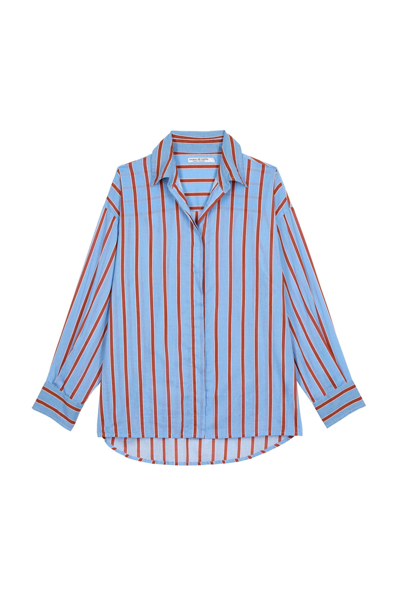 FIORINA PELICANO PRINT SHIRT - ARMY DARK BLUE