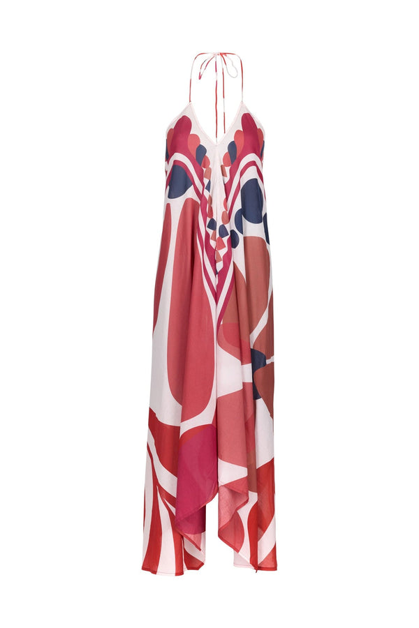 ROBE IVINA IMPRIME RIVIERA - RED