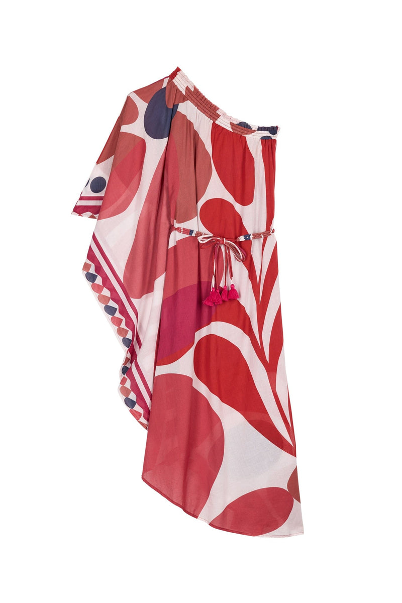 ROBE LOUNA IMPRIME RIVIERA - VIOLET