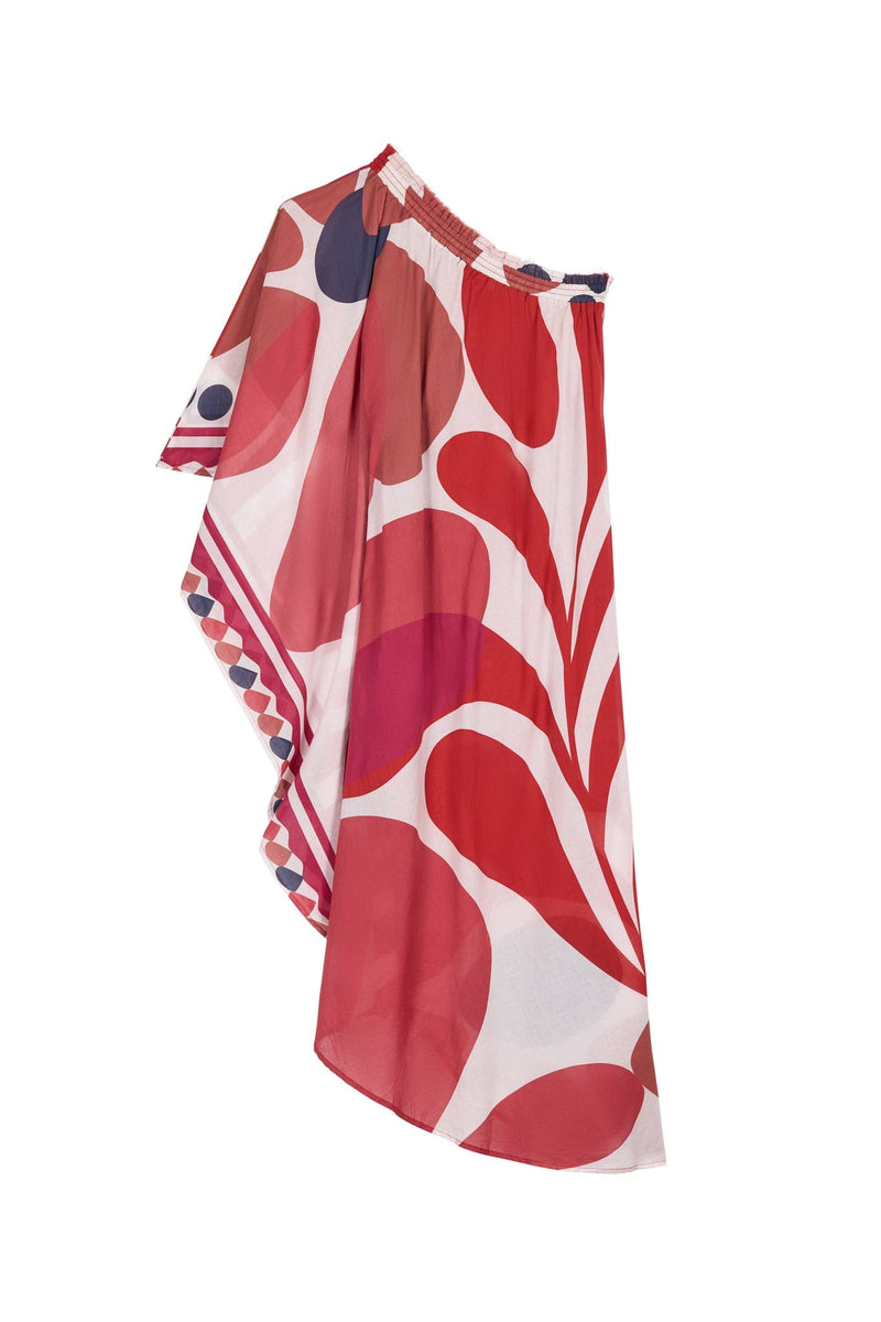 ROBE LOUNA IMPRIME RIVIERA - VIOLET