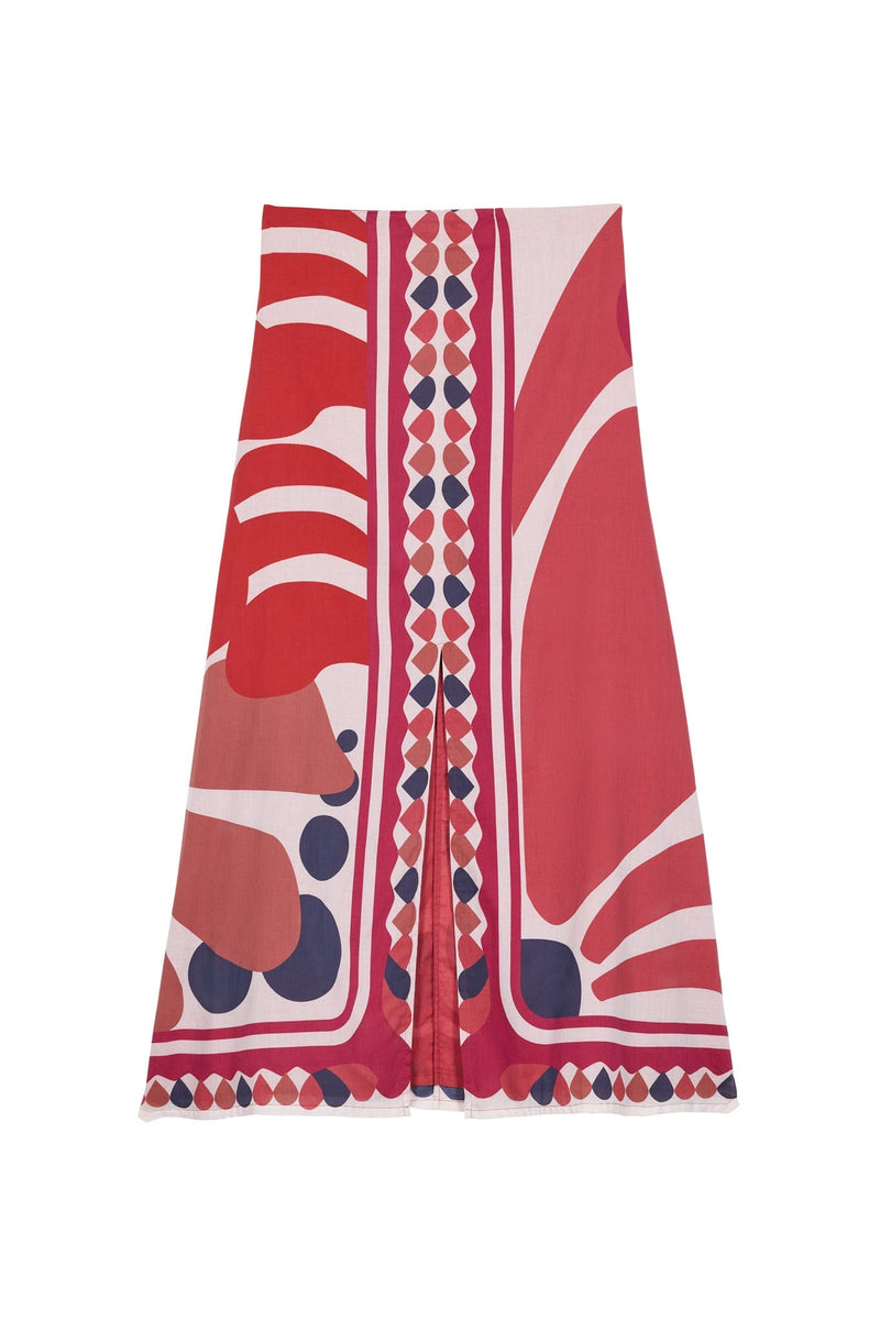 JUPE PAO IMPRIME RIVIERA - RED