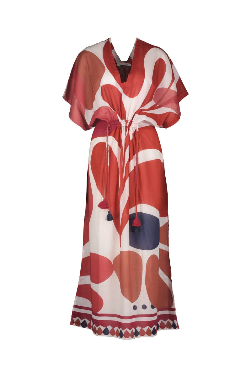 ROBE STEVANA IMPRIME RIVIERA - RED
