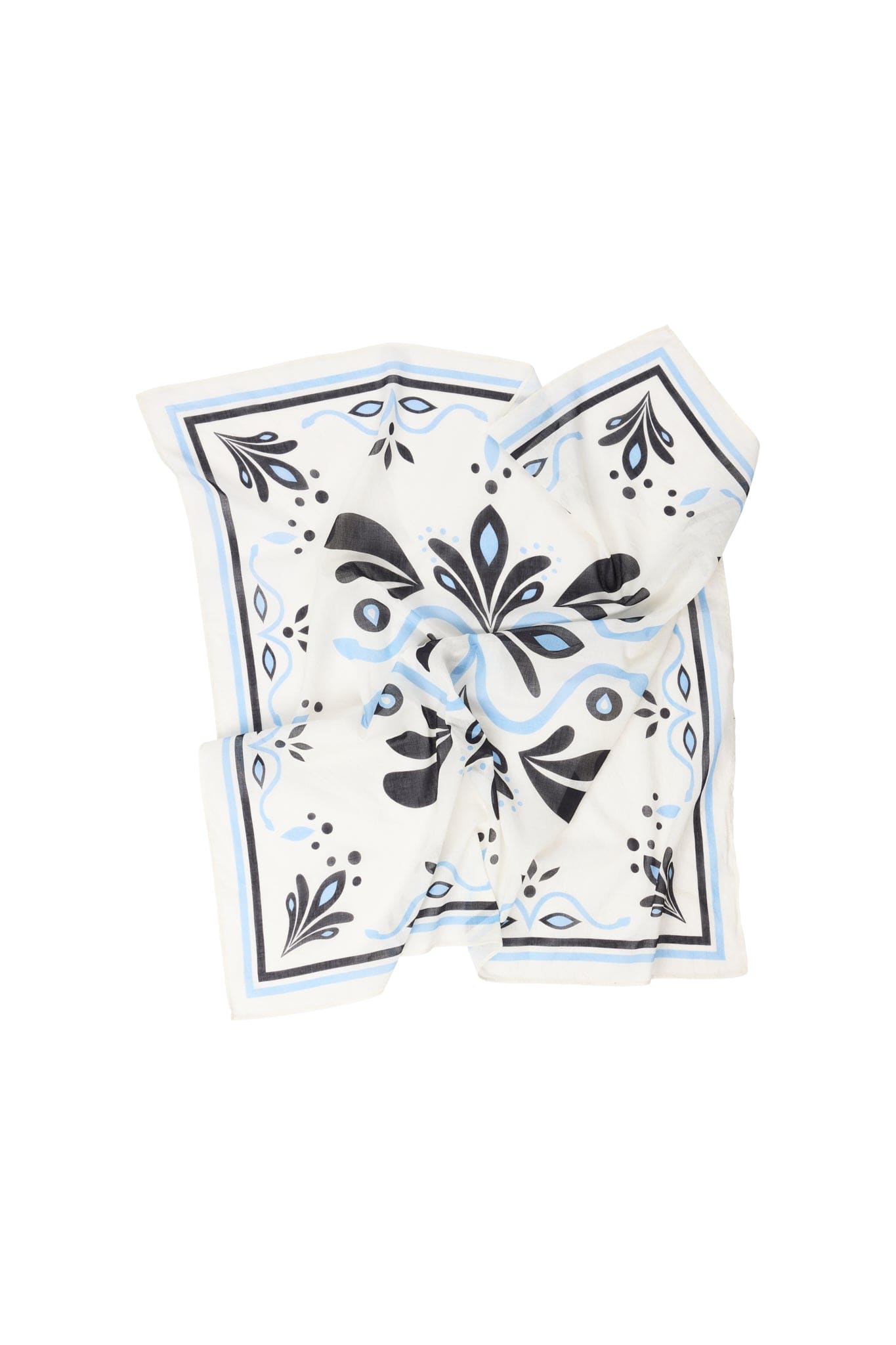 BANDANA IMPRIME BAROQUE - WHITE