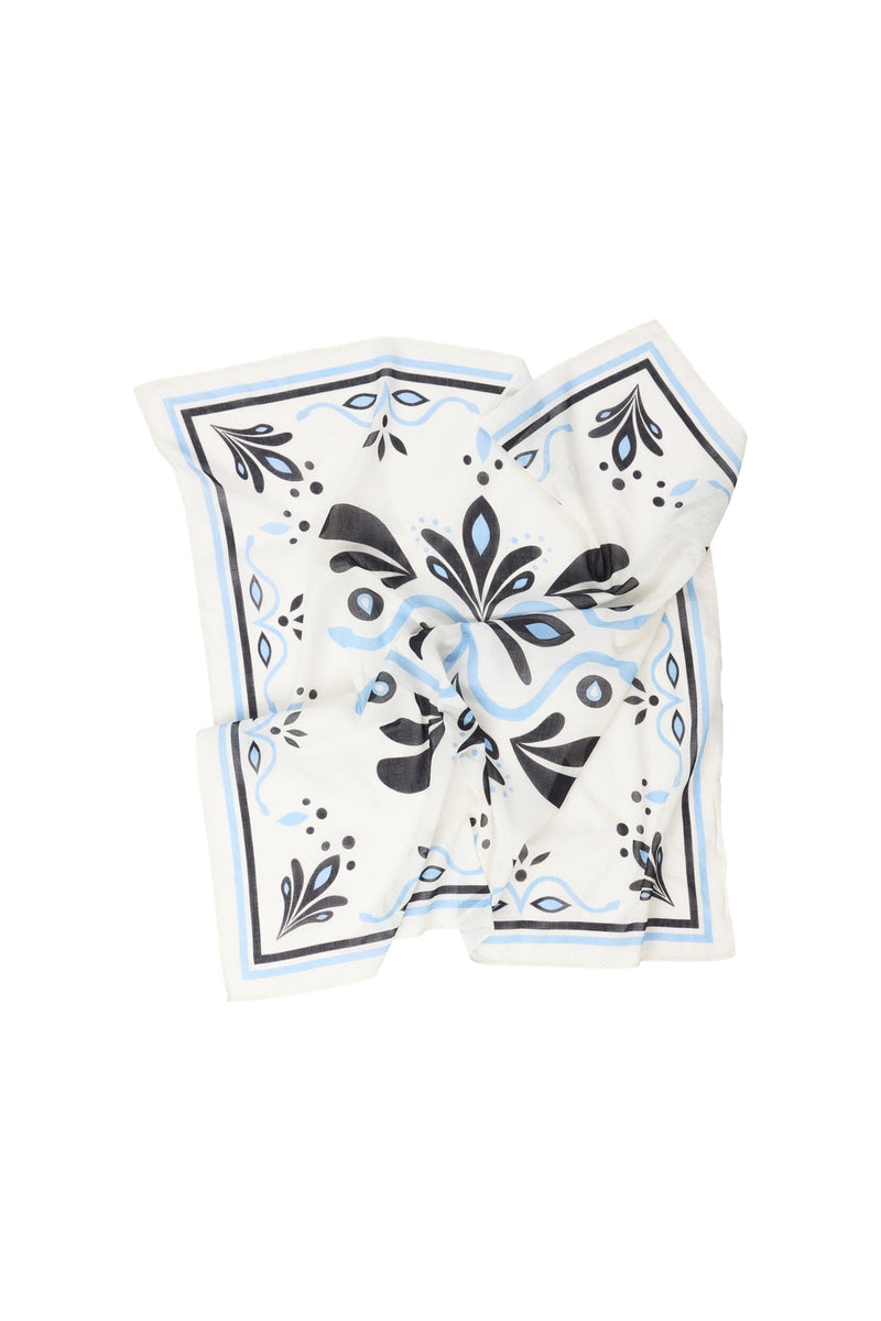 BANDANA IMPRIME BAROQUE - WHITE