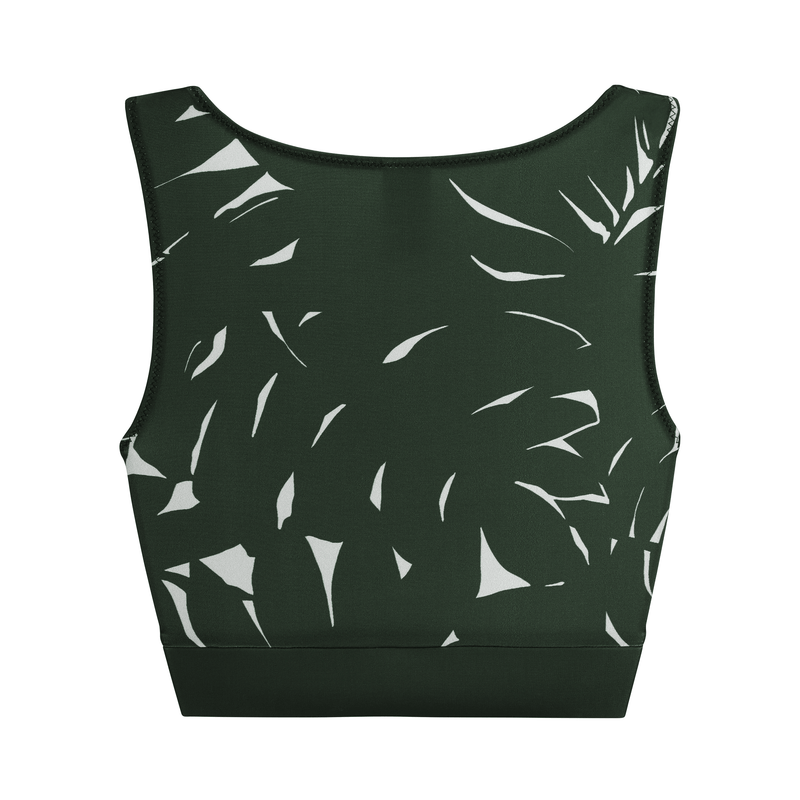 BRASSIÈRE DE SPORT IMPRIMÉE ELISE - KAKI