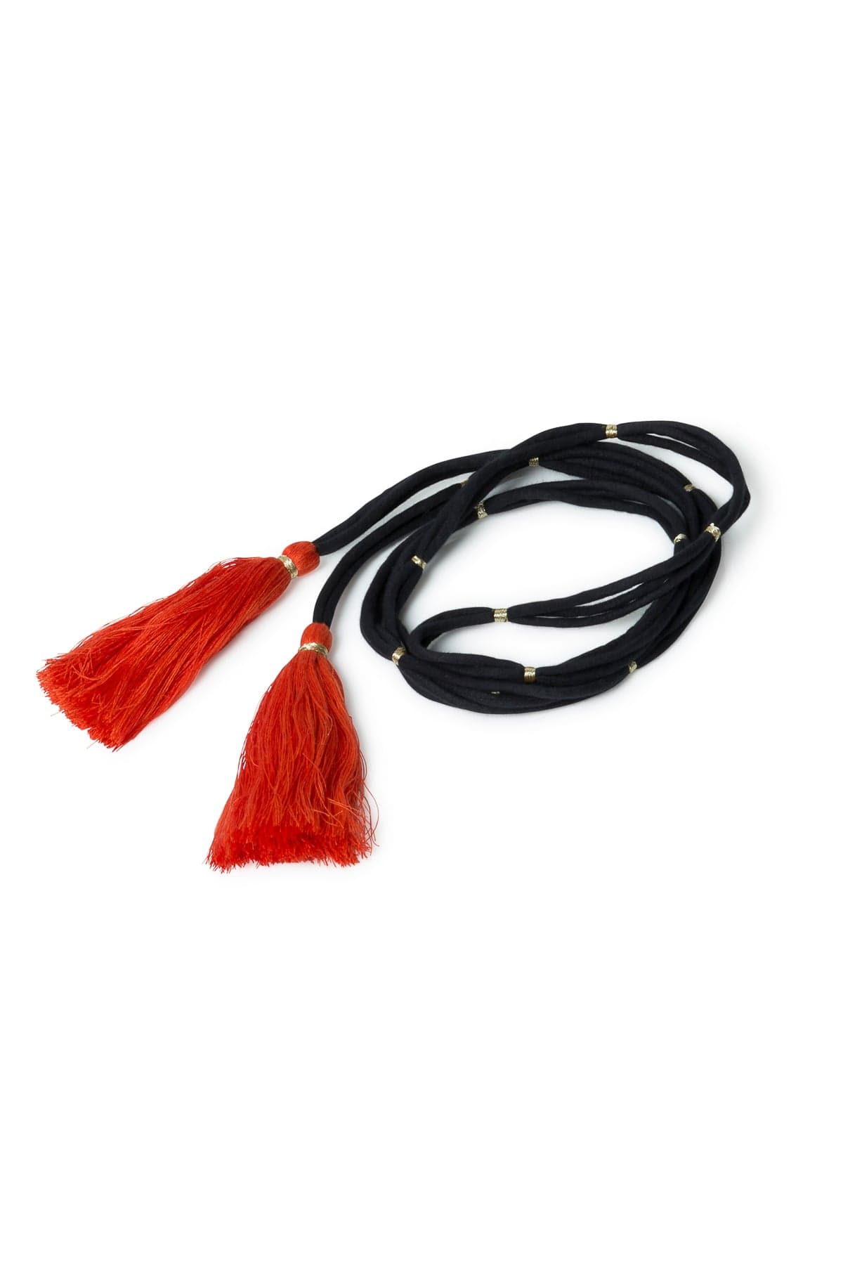 PATRIZIA BRAIDED BELT - BLACK