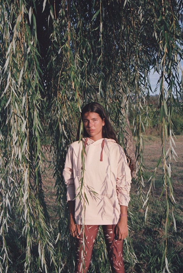 SWEAT PETYA EN COTON BIOLOGIQUE - DUSTY PINK