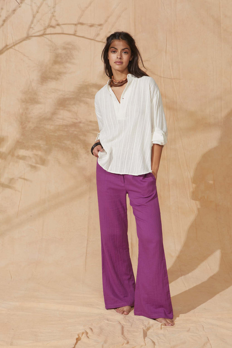 PANTALON ANGELA - MAGENTA PURPLE