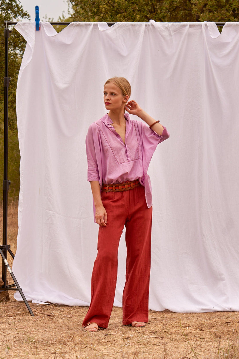 PANTALON ANGELA - MAUVE MIST