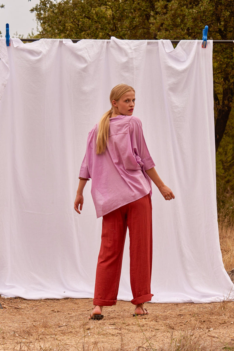 PANTALON ANGELA - MAUVE MIST