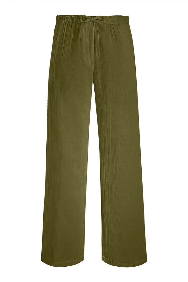 PANTALON ANGELA - OLIVE GREEN
