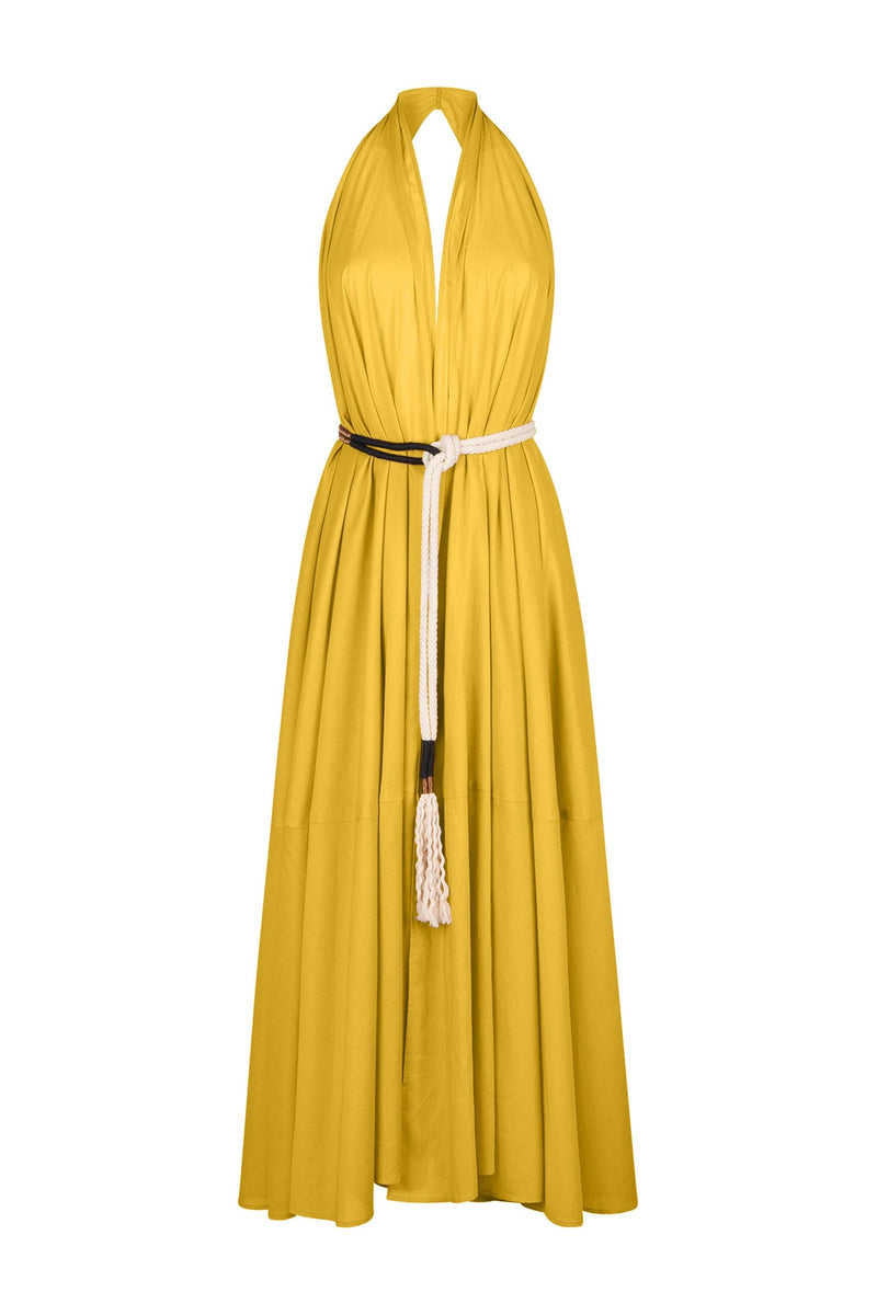 ROBE PARÉO MALIN LONG ACACIA - MIMOSA