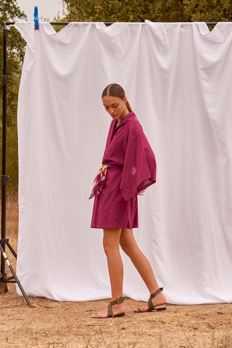 ROBE ALABAMA - DARK PURPLE