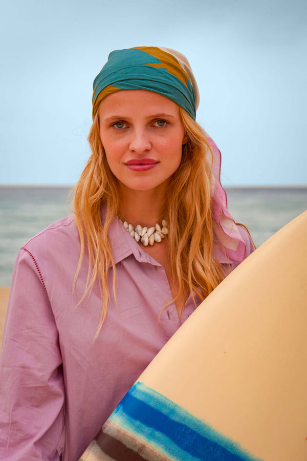 BANDANA IMPRIME SUNSET - LIGHTPINK