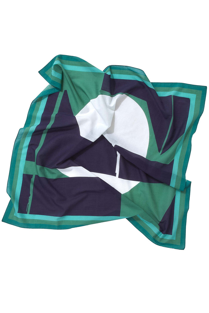 BANDANA IMPRIME SUNSET - GREEN