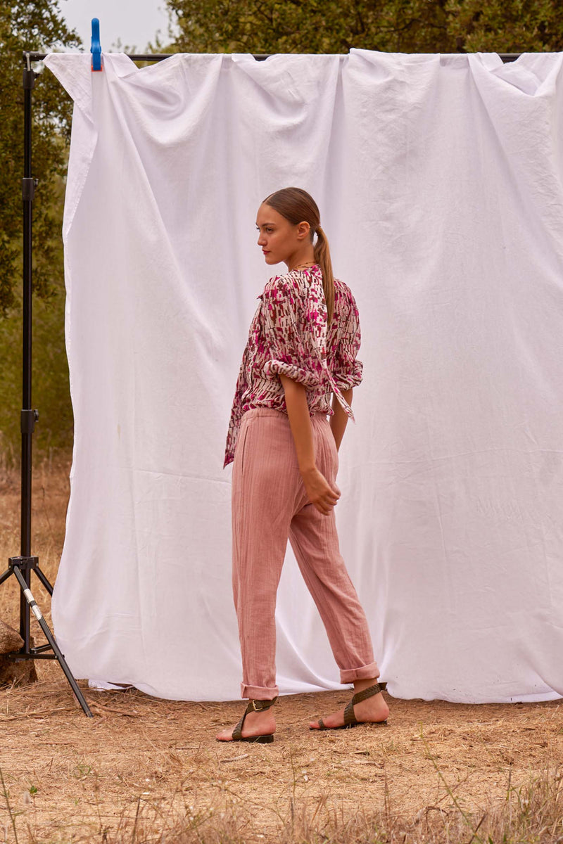 PANTALON ANGIE - CAMEO BROWN