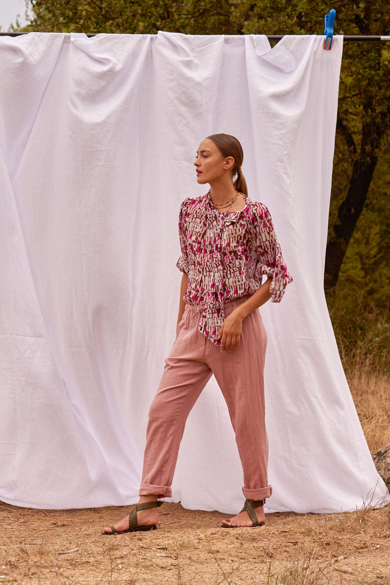 PANTALON ANGIE - CAMEO BROWN