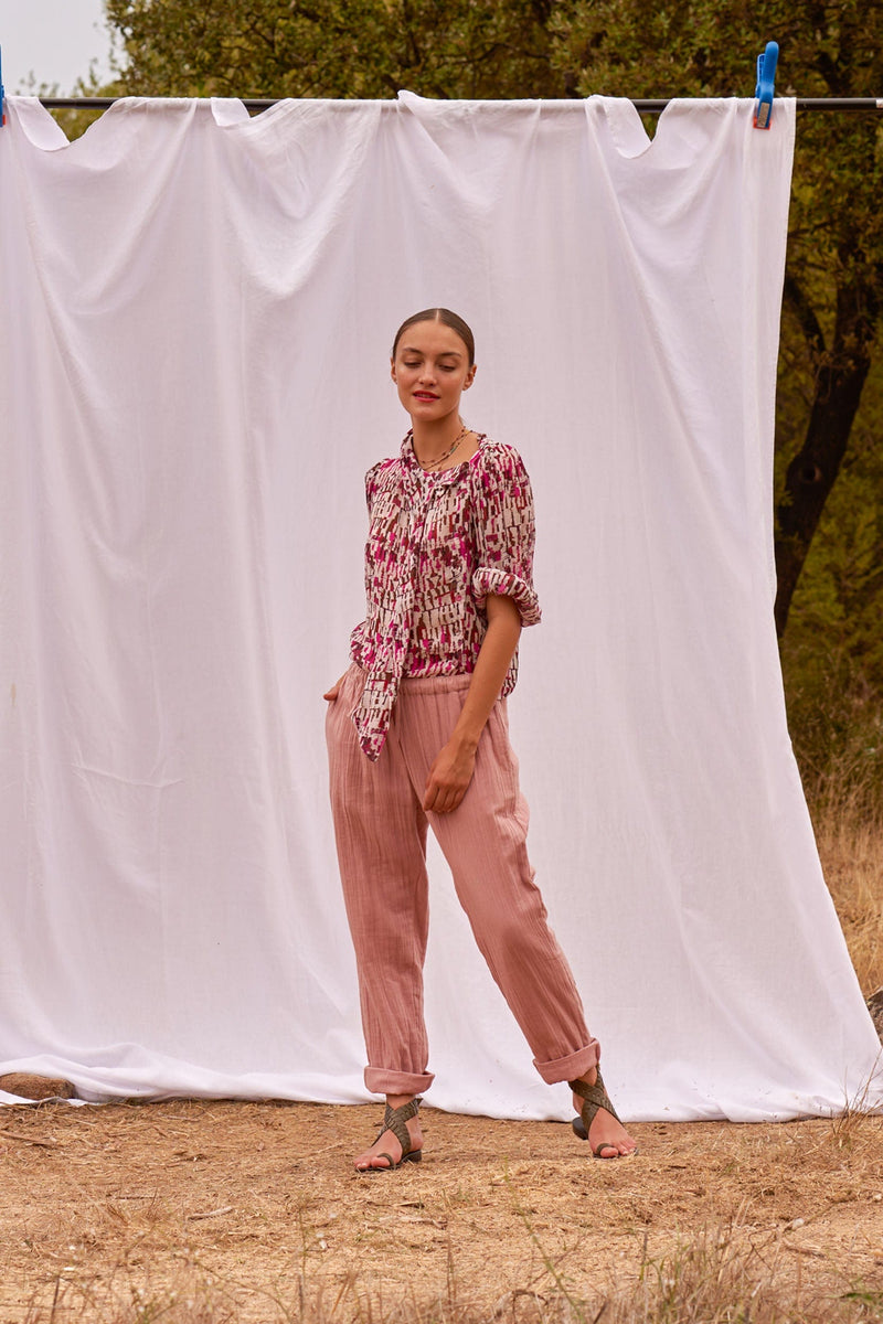 PANTALON ANGIE - CAMEO BROWN