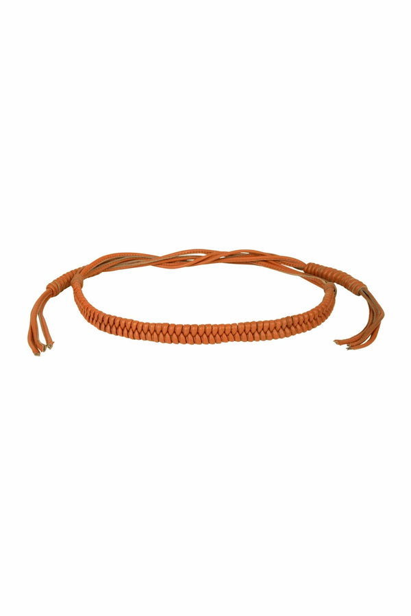 CEINTURE EN CUIR PALOMA - CAMEL