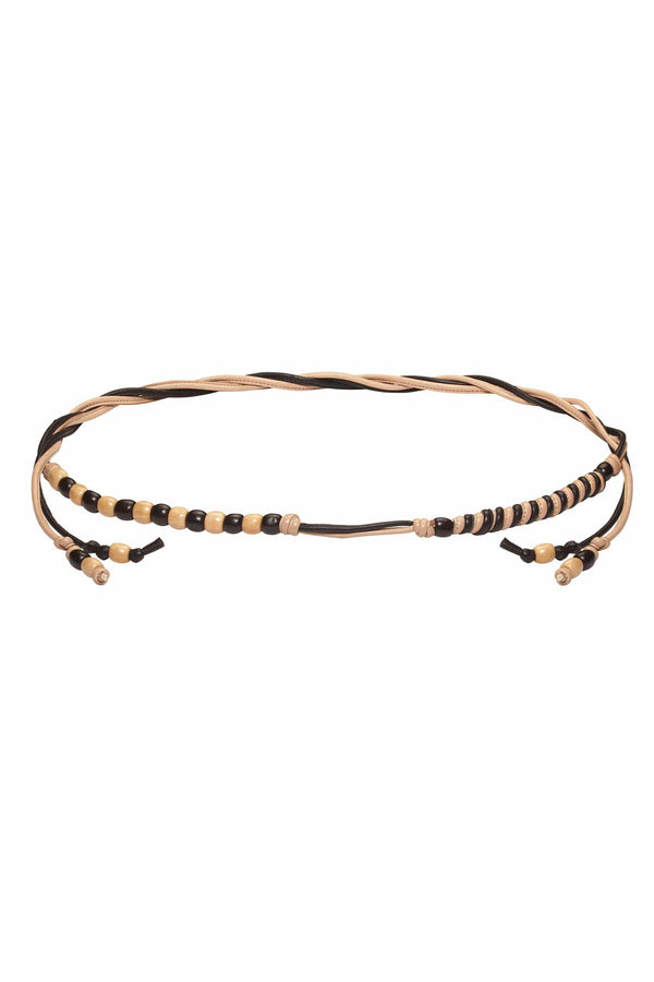 CEINTURE PRECILLIA - BLACK OFF WHITE