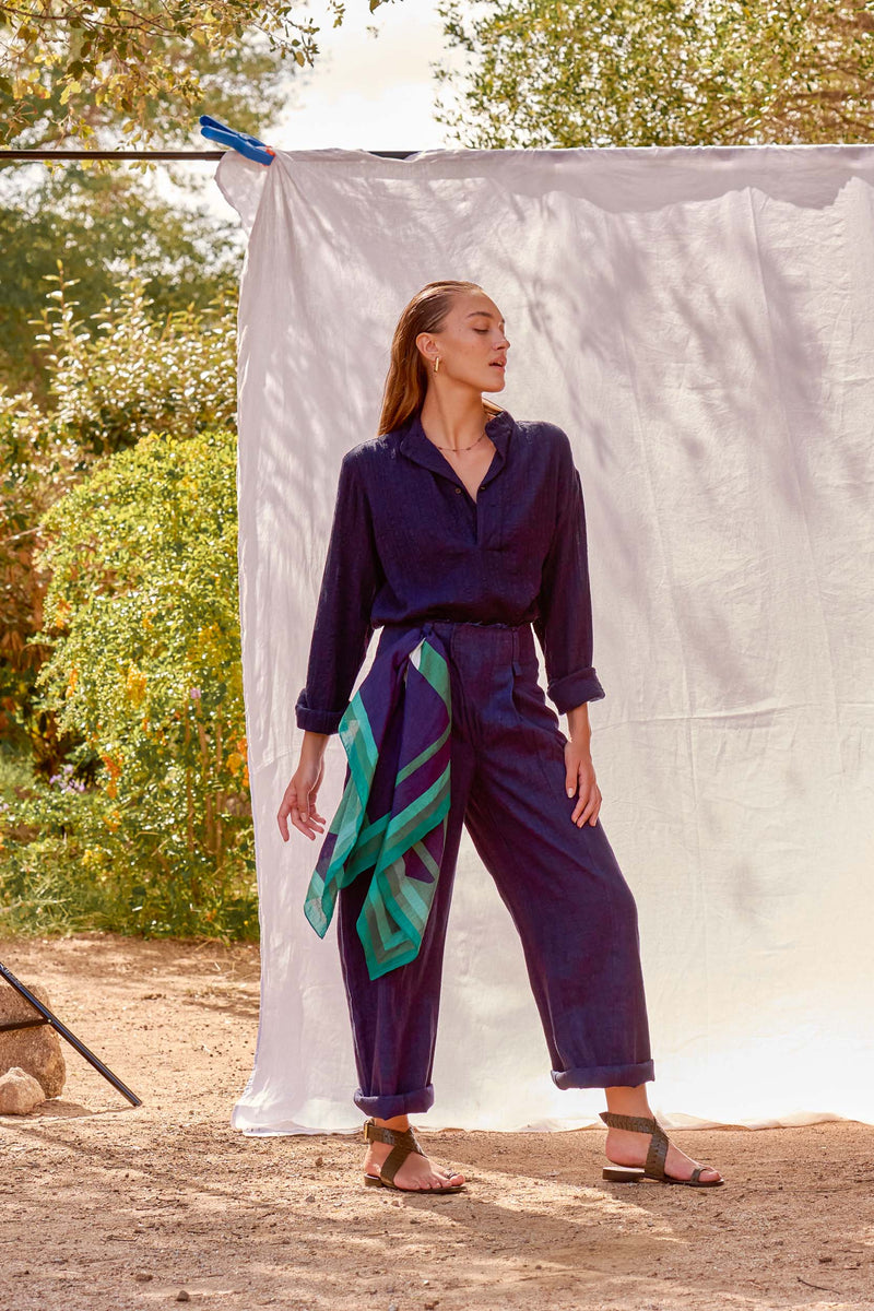 PANTALON LOLO COTON LIN - INK