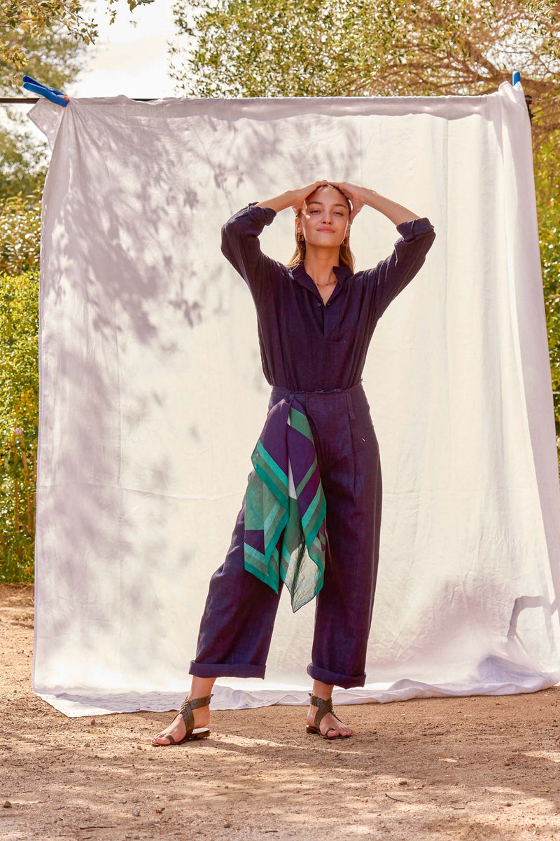 PANTALON LOLO COTON LIN - INK