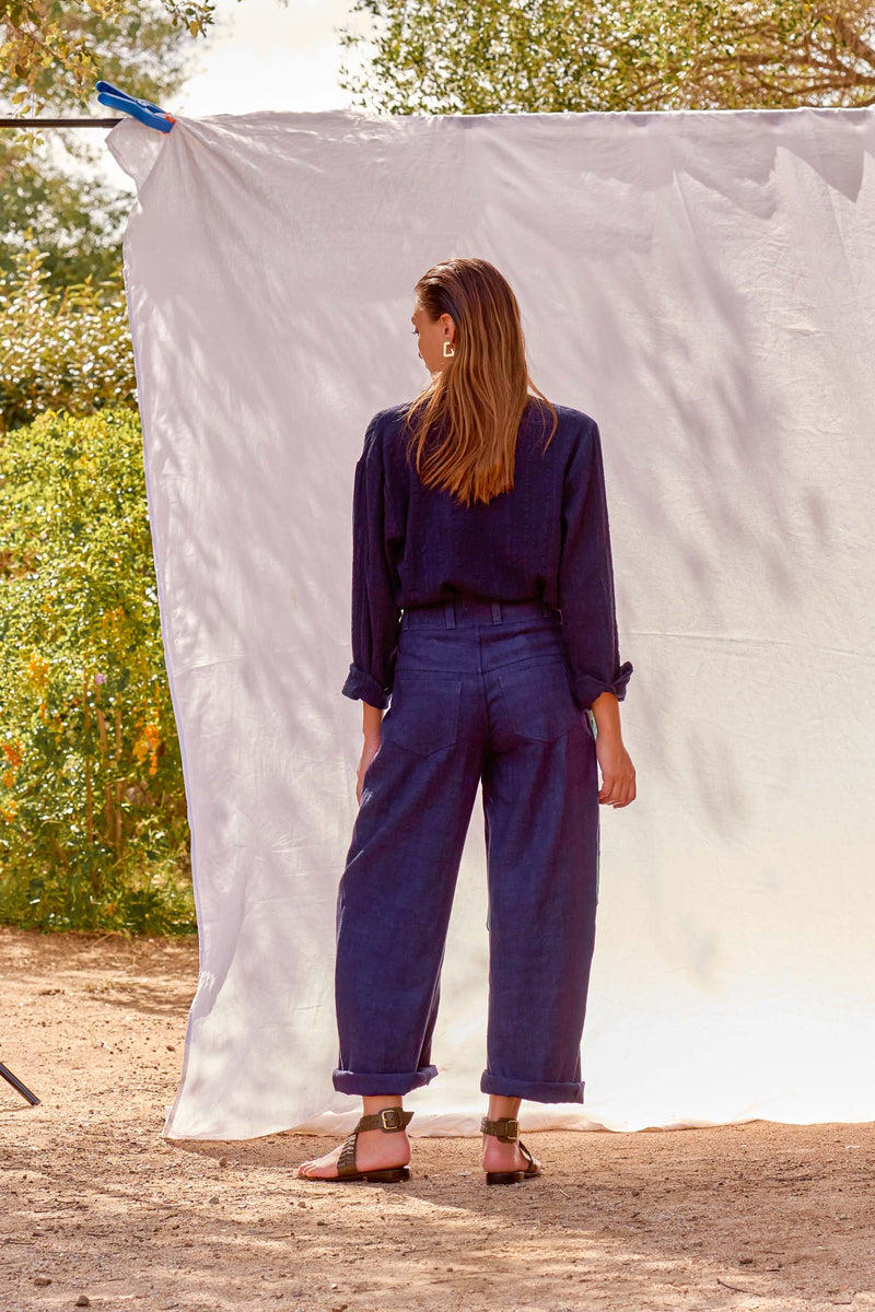 PANTALON LOLO COTON LIN - INK