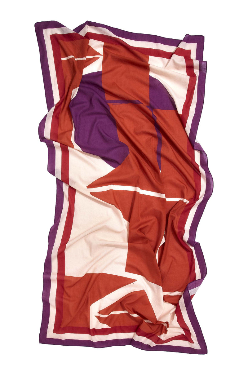 ETOLE IMPRIME SUNSET - PLUM