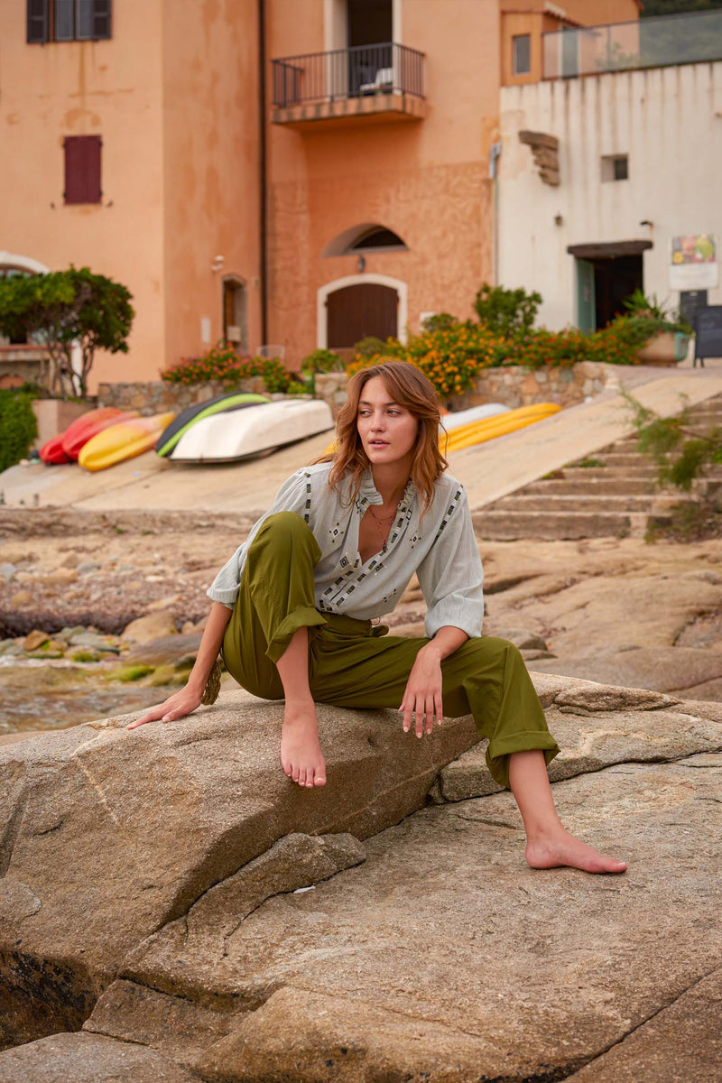 PANTALON MARCO - OLIVE GREEN