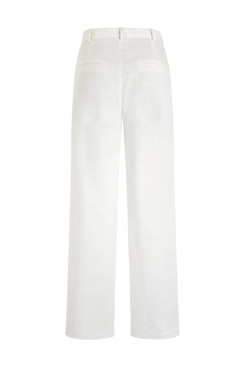 PANTALON JACKY COTON LIN - WHITE