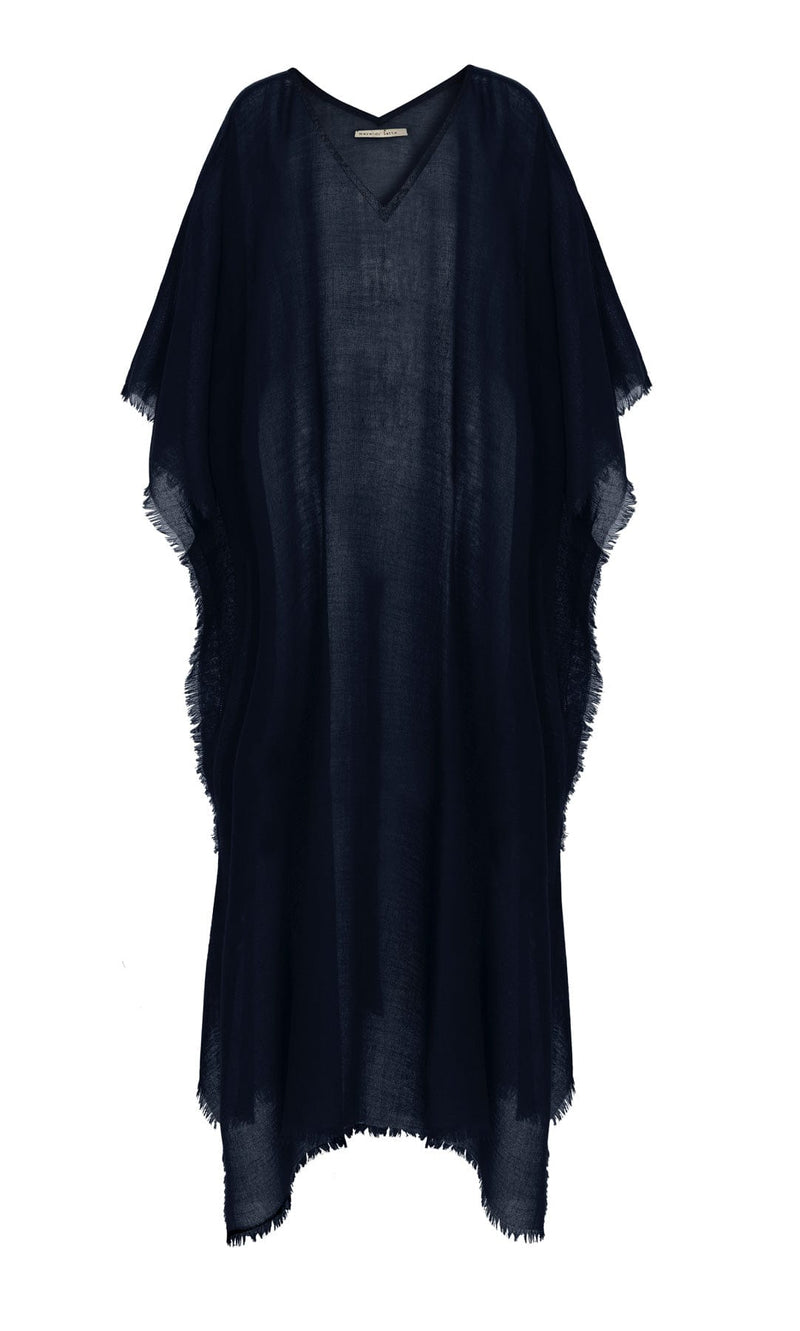 PONCHO LONG RAFAELE ETAMINE DE LAINE - INK