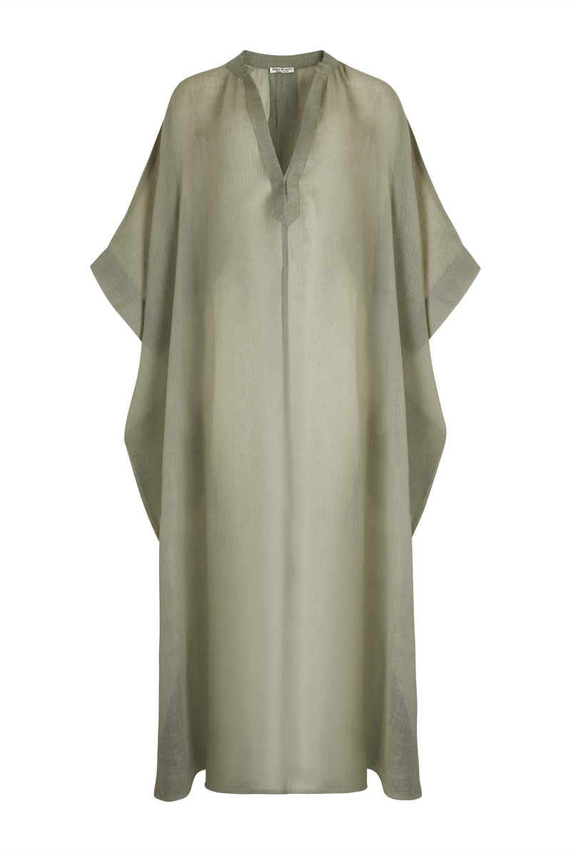 CAFETAN BELLA ETAMINE DE LAINE - GREY