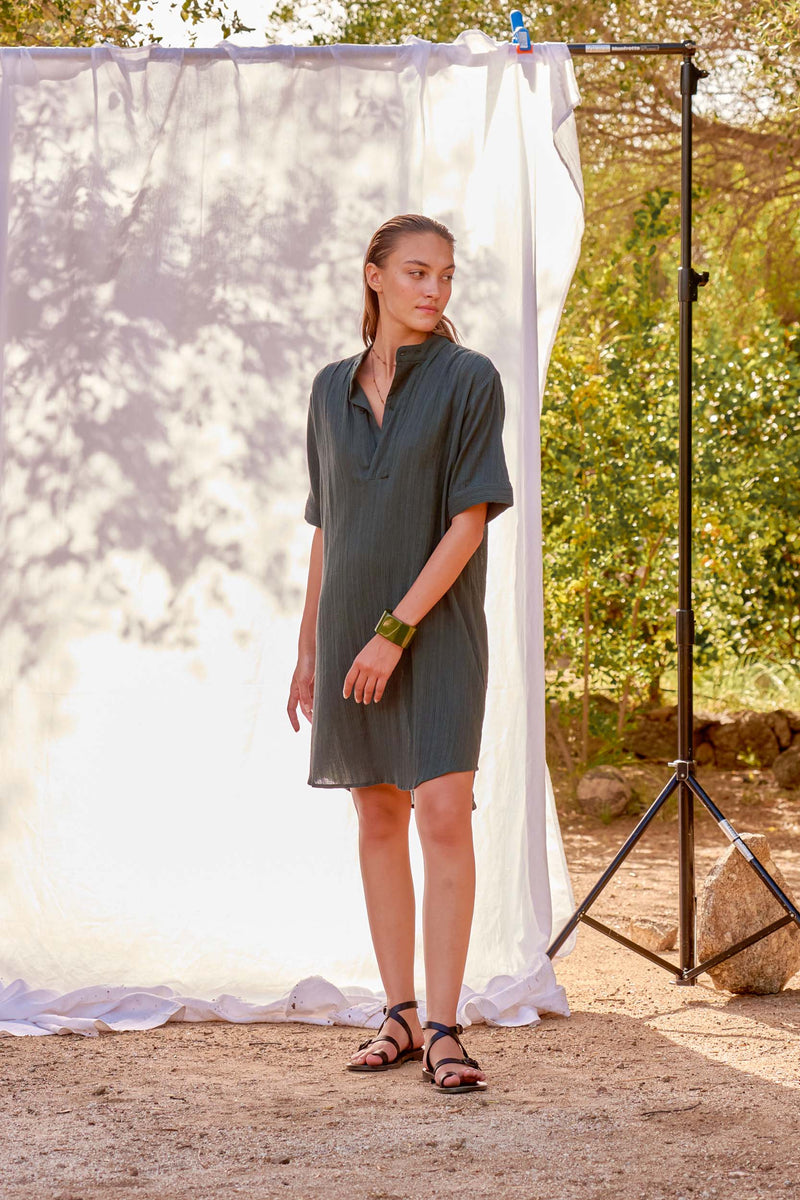 ROBE FLAMINIA - ARDOISE