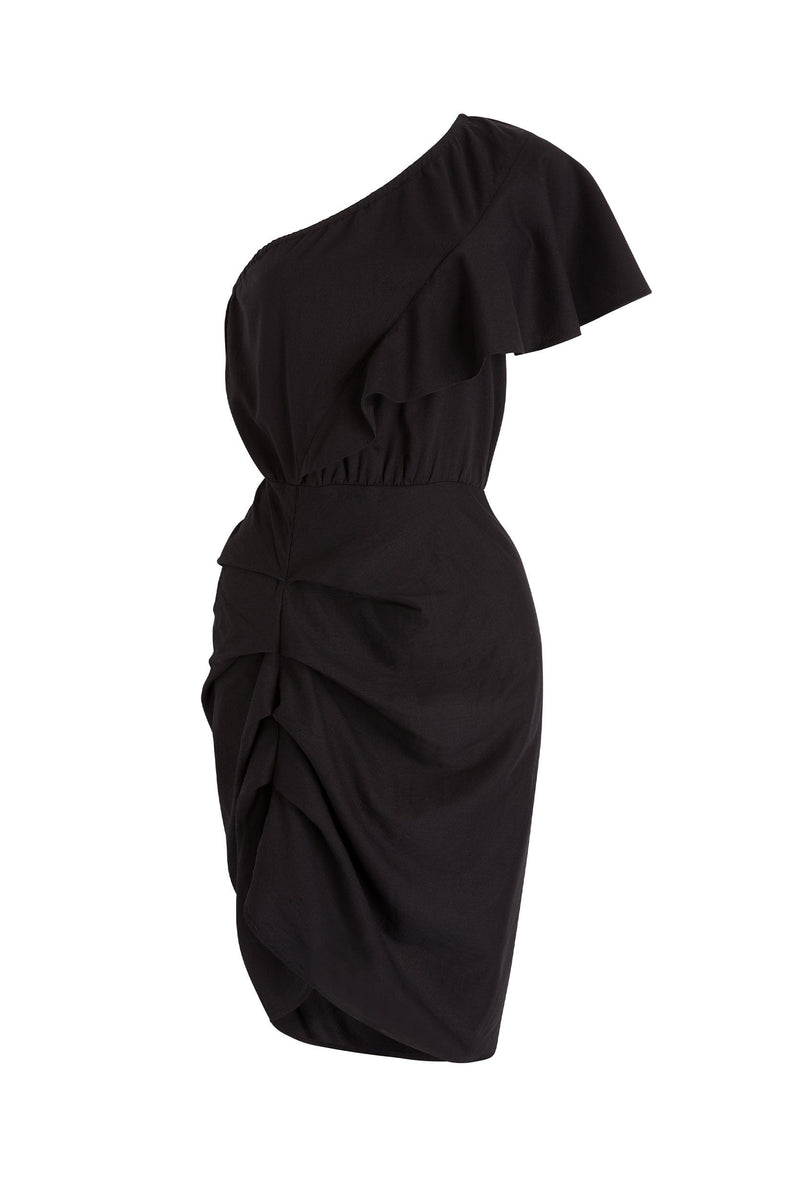 ROBE GALIENE - BLACK