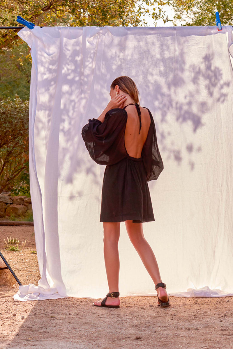 ROBE JENY - BLACK