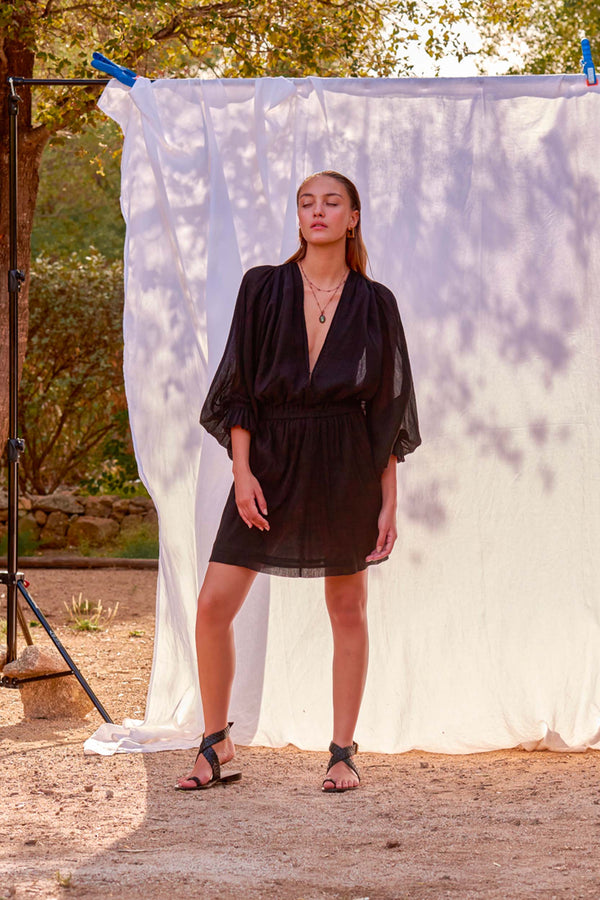 ROBE JENY - BLACK