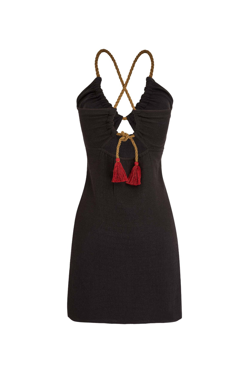 ROBE COURTE CALI - BLACK