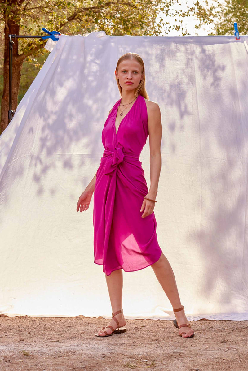 ROBE TAMARA SOIE - JOLLYGREEN