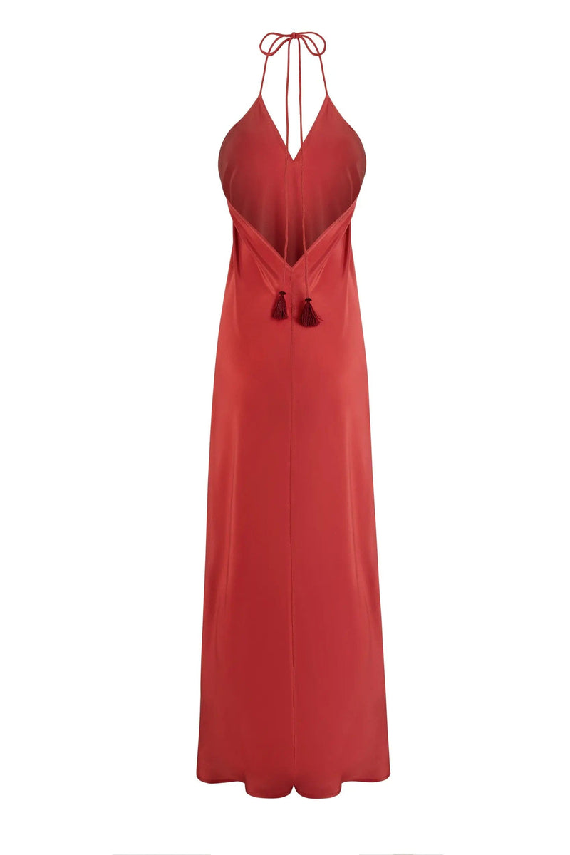 IVINA SILK DRESS - CALAROSSA