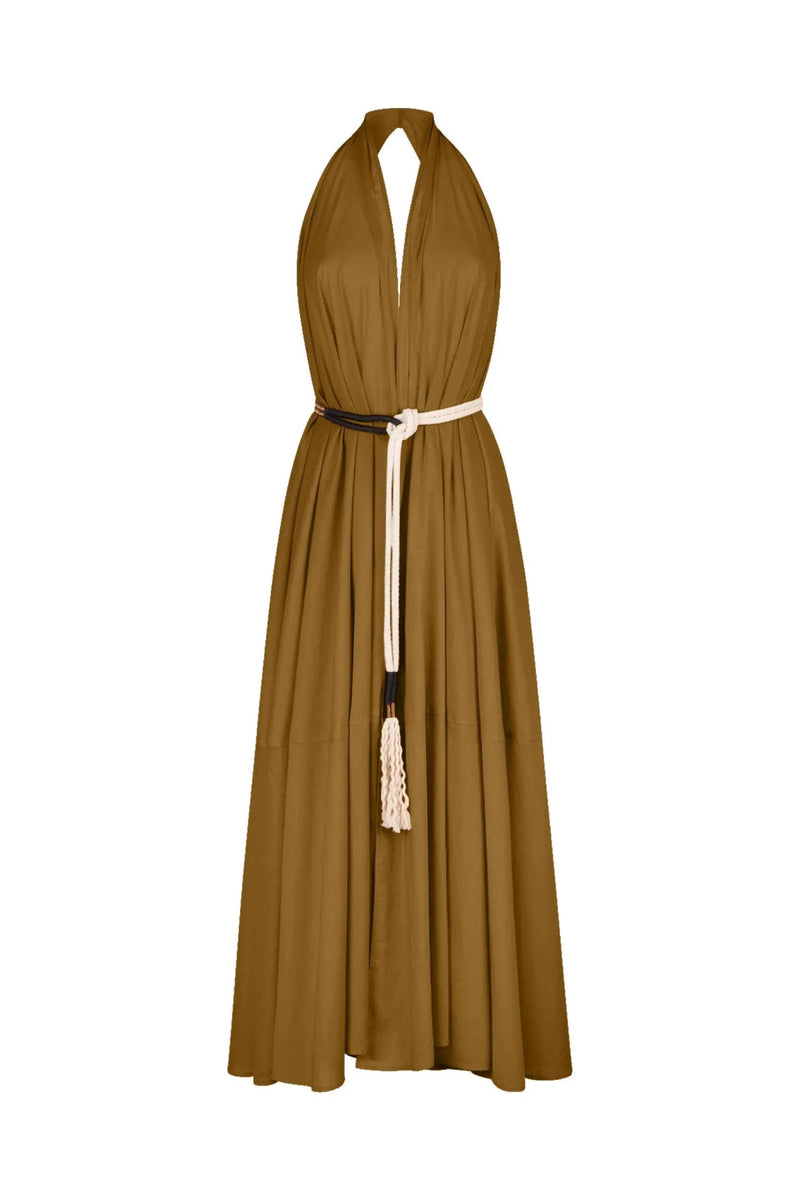 ROBE PARÉO MALIN LONG ACACIA - DARK AMBER